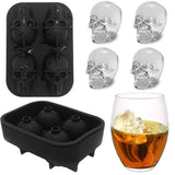 3D Skull Silicon Ice Cube Tray